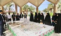 برگزاری مراسم غبار روبی از مزار شهدا به مناسبت دهه مبارک فجر